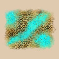 Turquoise Leopard Background Heavyweight Sweatshirt | Teevron