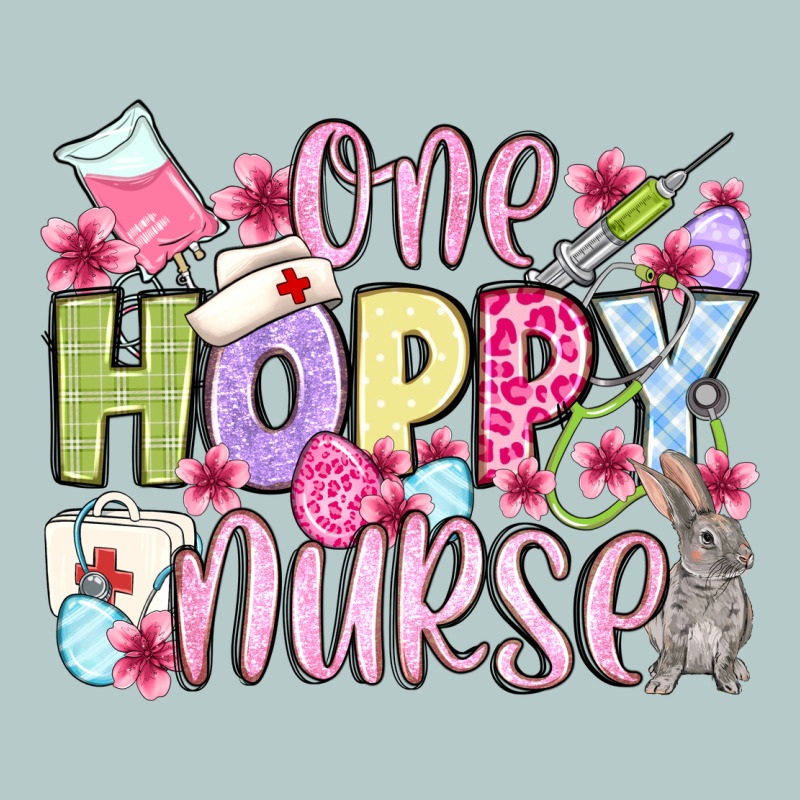 Easter Day One Hoppy Nurse Heavy Core Tee by OliviaCreatesArt | Teevron