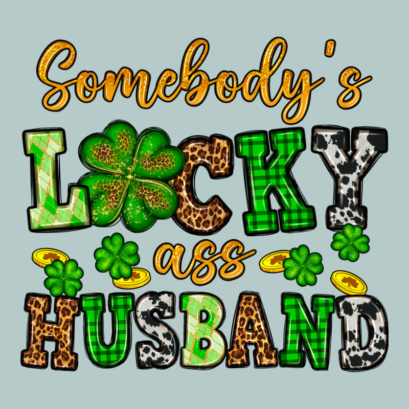 St. Patrick's Somebody's Lucky As Husband Heavy Core Tee by OliviaCreatesArt | Teevron