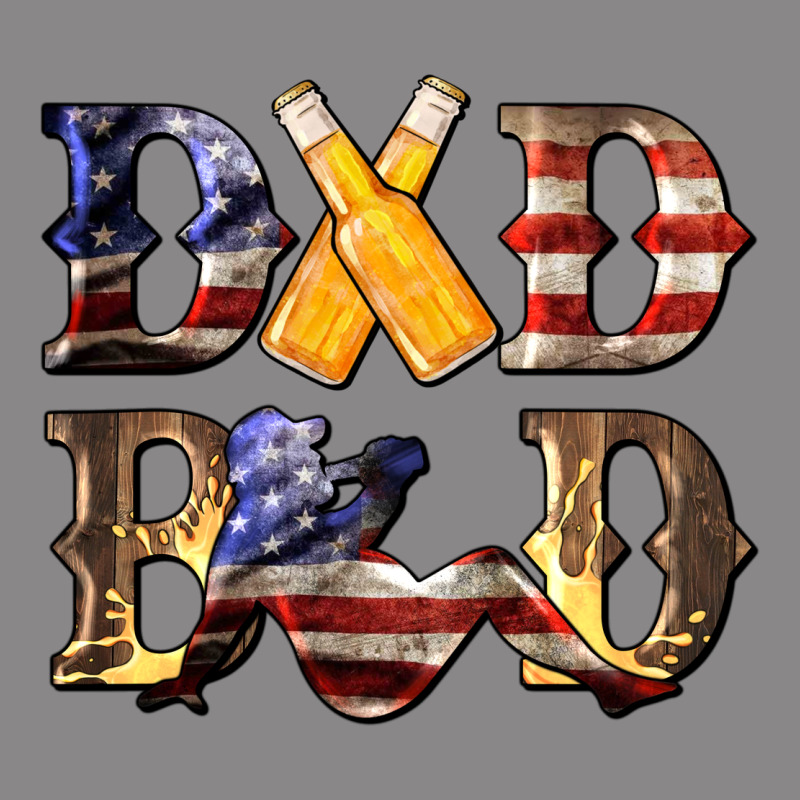 American Flag Dad Bod Vintage Tee by LillyAllenDesigns | Teevron