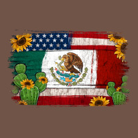 Mexican American Flag Background Premium Sweatshirt | Teevron