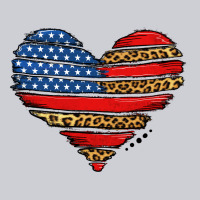 American Leopard Brushstroke Heart Heavyweight Sweatshirt | Teevron