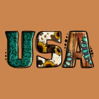 Usa Basic Bold Font Western Heavyweight Hoodie | Teevron
