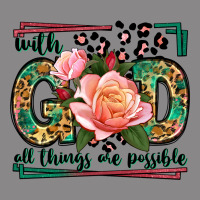 With God All Things Are Possible Leopard Frame Vintage Tee | Teevron