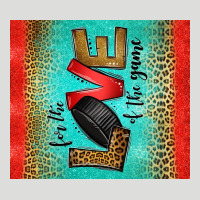 For The Love Of The Game Ice Hockey Zipper Hoodie | Teevron