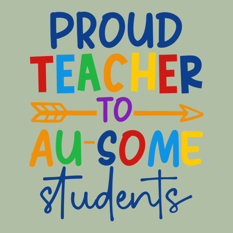 Proud Teacher To Au-some Students Urban Heavy Tee by CowhideDigitalArt | Teevron