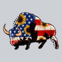 American Flag Bison Heavyweight Sweatshirt | Teevron