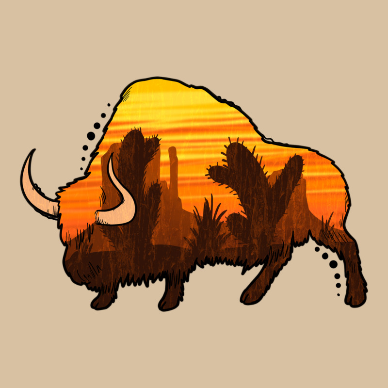 Western Bison Heavyweight Hoodie by Jasminsmagicworld | Teevron