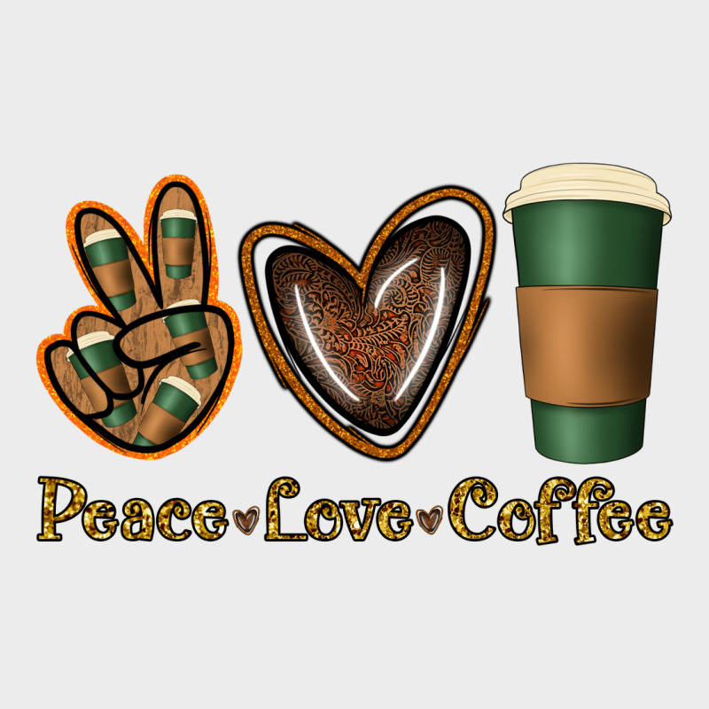 Peace Love Coffee Urban Hoodie by Jasminsmagicworld | Teevron