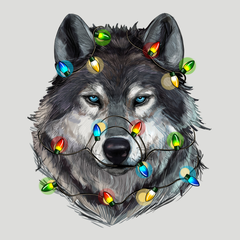 Christmas With Wolf Zipper Hoodie by RanaPortraitStore | Teevron