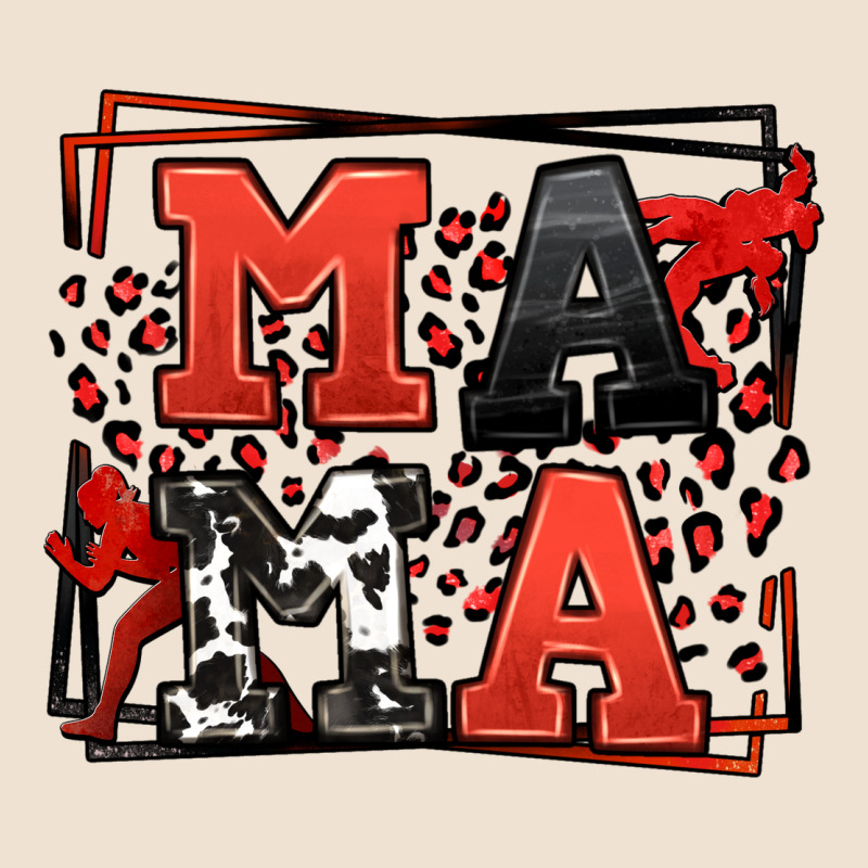 Wrestling Mama Red And Black Urban Heavy Tee by LillyAllenDesigns | Teevron