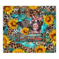 baby pigs with leopard cowhide and sunflowers | Teevron