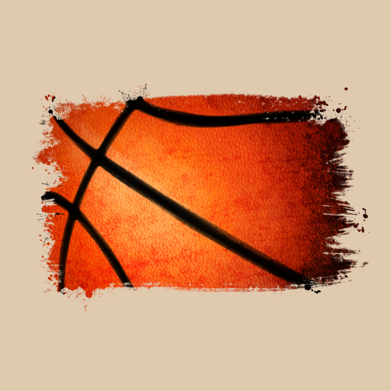 Basketball Brushstroke Heavyweight Sweatshirt by Jasminsmagicworld | Teevron