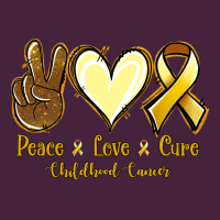 Peace Love Cure Childhood Cancer Classic Tee | Teevron