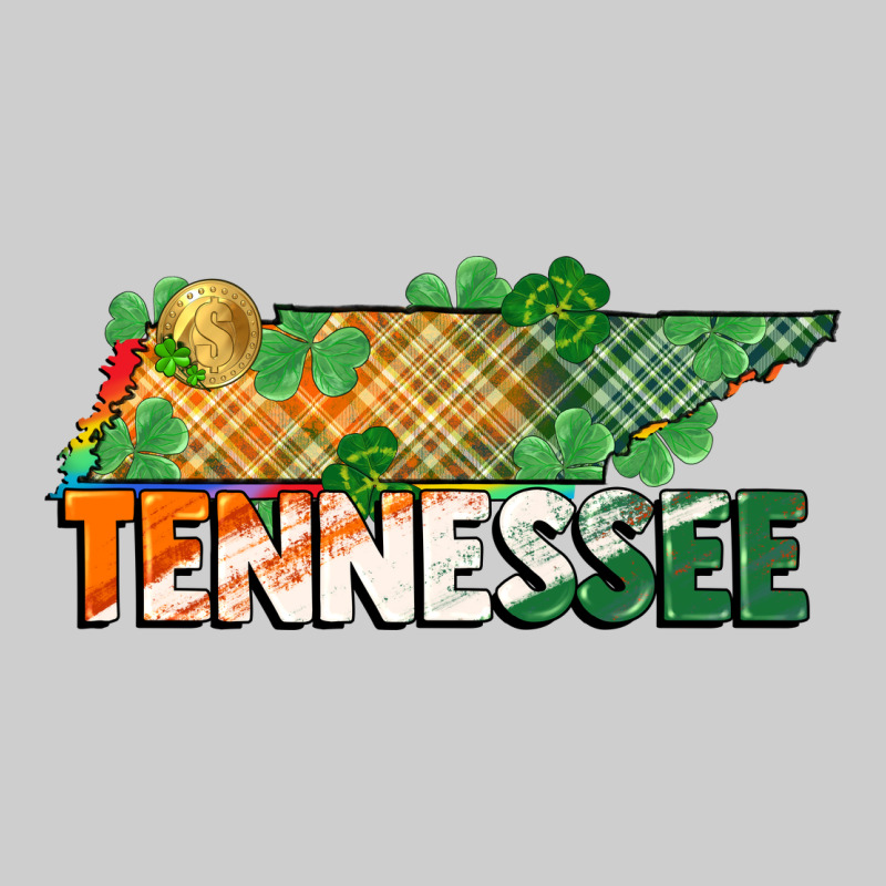 Tennessee Map St Patrick's Day Premium Tee by FaDigitalArtStudio | Teevron