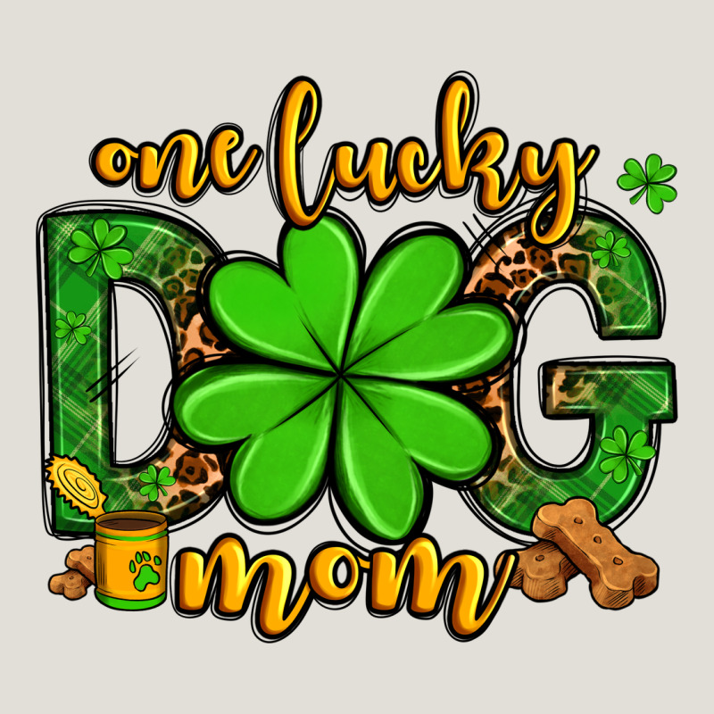 One Lucky Dog Mom St. Patrick's Heavy Core Tee by OliviaCreatesArt | Teevron
