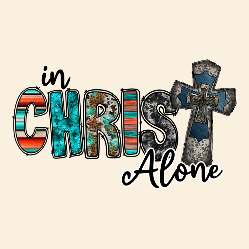 In Christ Alone Vintage Hoodie by RacoonDesign | Teevron