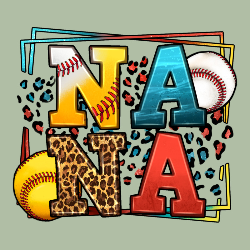 Baseball And Softball Nana Urban Heavy Tee by LillyAllenDesigns | Teevron