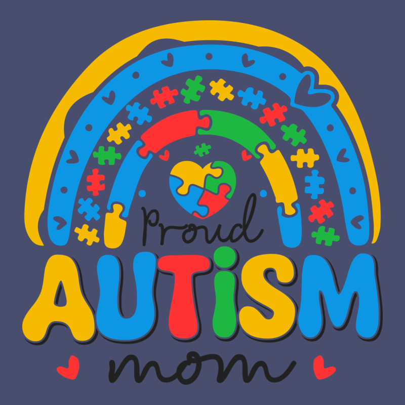 Proud Autism Mom Rainbow Vintage Tee by CowhideDigitalArt | Teevron