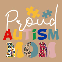 Proud Autism Mom Leopard Pattern Design Autism Awa Vintage Tee | Teevron