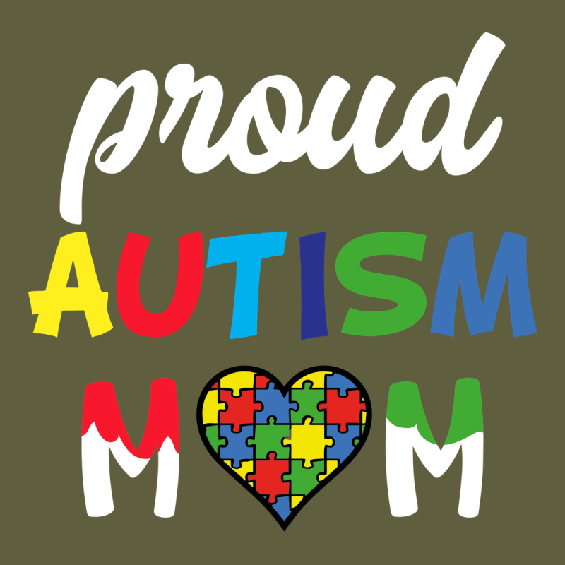 Proud Autism Mom Mothers Day Gift Autism Awareness Vintage Tee by CowhideDigitalArt | Teevron