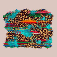 Western Serape Leopard Turquoise  Background Premium Hoodie | Teevron