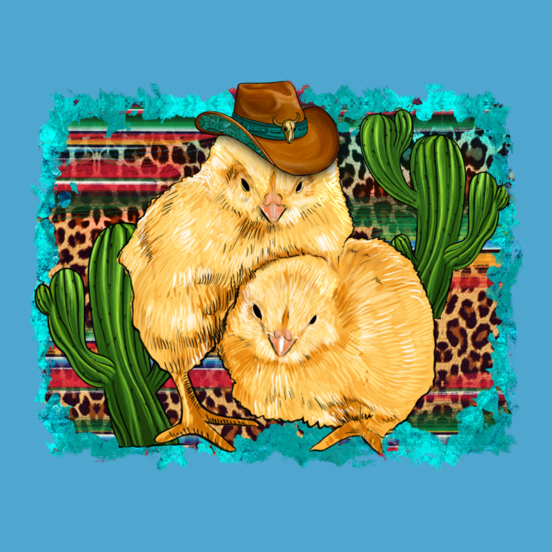 Western Cowboy Chicks Cactus Coop Animals  Leopard Serape Turquoise Premium Hoodie by Artiststas | Teevron