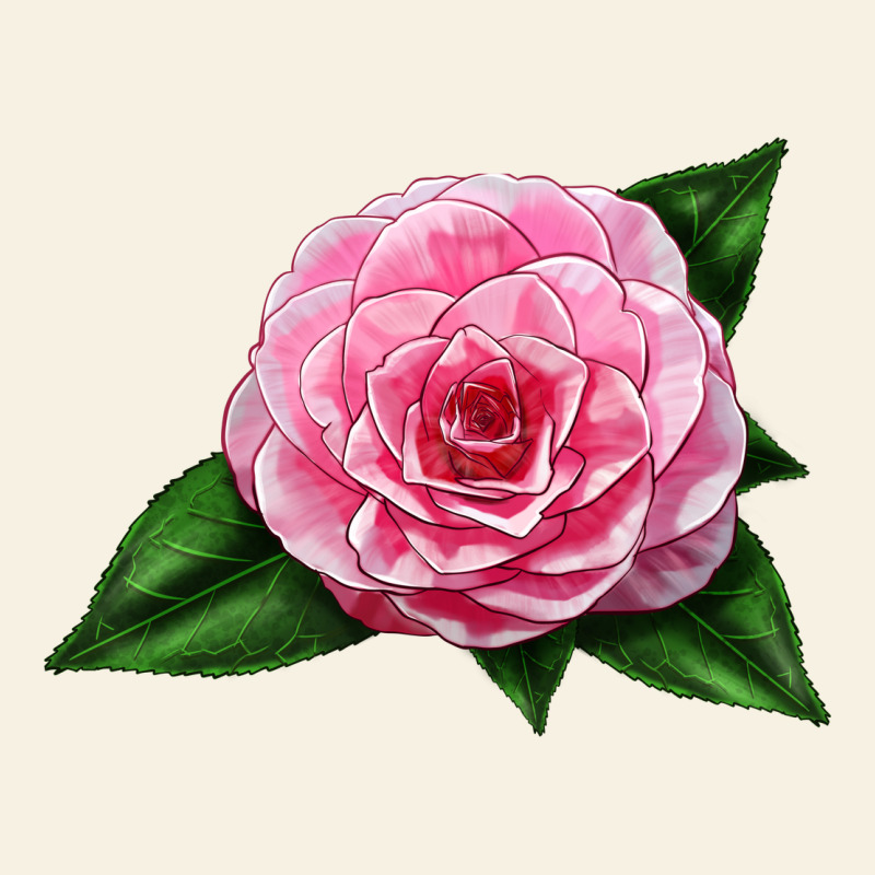 Camellia Flower Vintage Tee by LillyAllenDesigns | Teevron