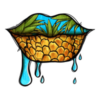 summer vibes pineapple lips | Teevron