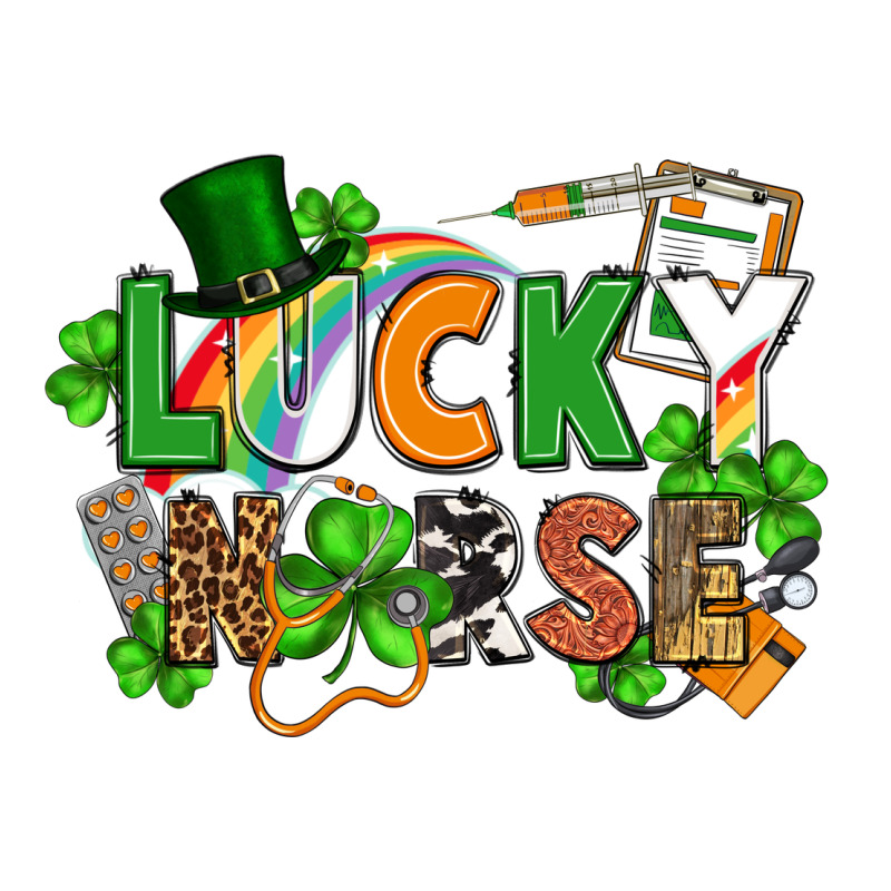Lucky Nurse St. Patrick's Day Premium Tee by FaDigitalArtStudio | Teevron