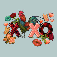 Rooster Valentine's Day Xoxo Heavy Core Tee | Teevron