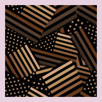 Melanin American Flag Seamless Pattern Ladies Tee | Teevron