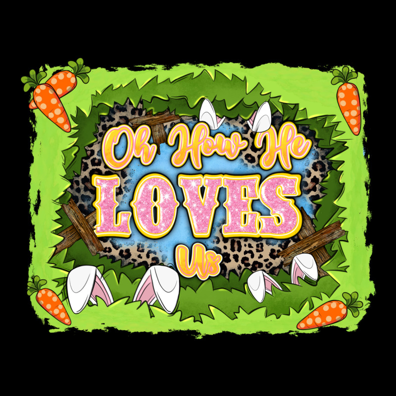 Oh How He Loves Us Easter Day Urban Heavy Tee by LillyAllenDesigns | Teevron