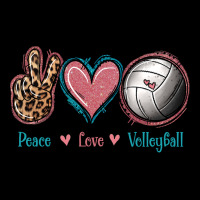 Peace Love Volleyball Urban Hoodie | Teevron