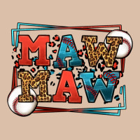 Baseball Mawmaw Leopard Frame Urban Heavy Tee | Teevron