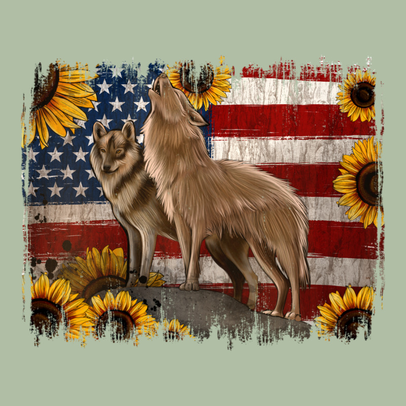American Th Of July Wolves Urban Heavy Tee by Jasminsmagicworld | Teevron