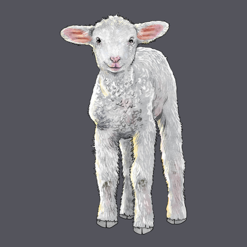 Merino Wool Baby Sheep Vintage Hoodie by LillyAllenDesigns | Teevron
