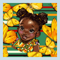 Juneteenth Afro Girl Seamless Pattern Ladies Tee | Teevron