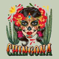 Chingona Sugar Skull Ladies Tee | Teevron