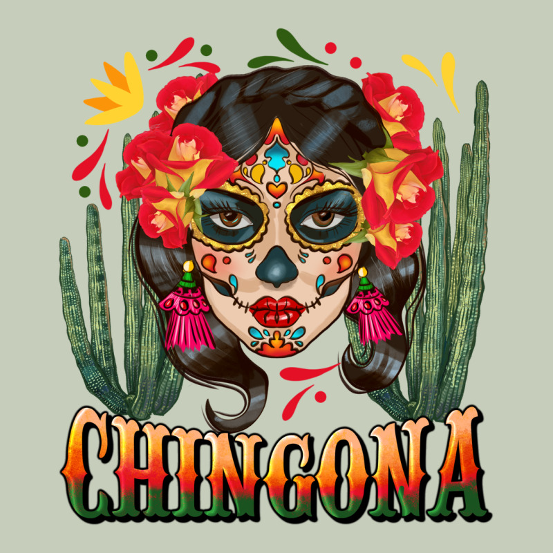 Chingona Sugar Skull Ladies Tee by BundleAndBundleShop | Teevron