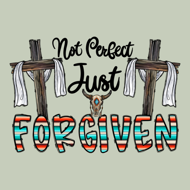 No Perfect Just Forgiven Long Sleeve Tee by CowhideDigitalArt | Teevron
