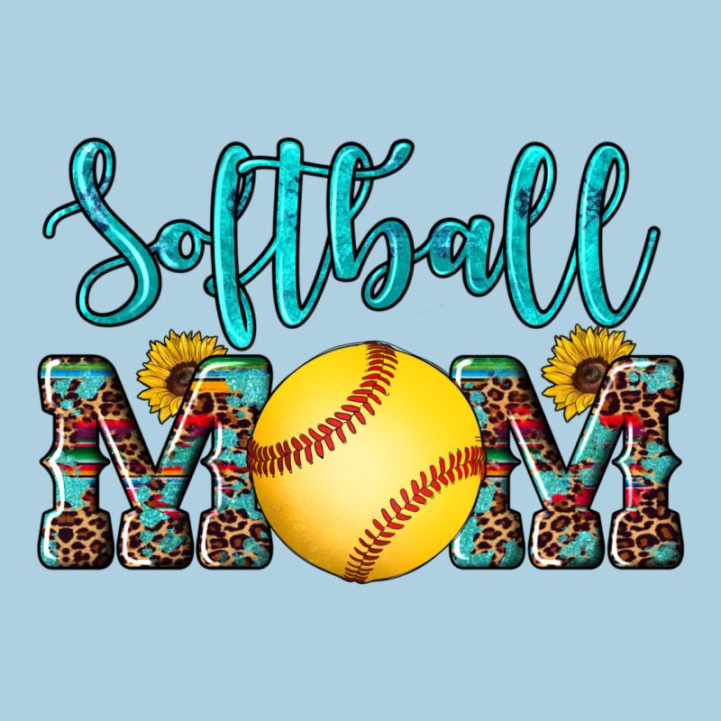 Western Leopard  Sunflowers Glitter Mom Softball Premium Hoodie by Artiststas | Teevron