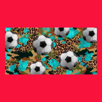 Western Leopard Camouflage Turquoise Soccer Licence Plate Template Classic Tee | Teevron