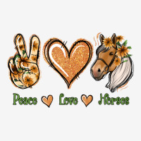 Peace Love Horses Urban Hoodie | Teevron