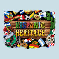 Hispanic Heritage Flags Ladies Tee | Teevron