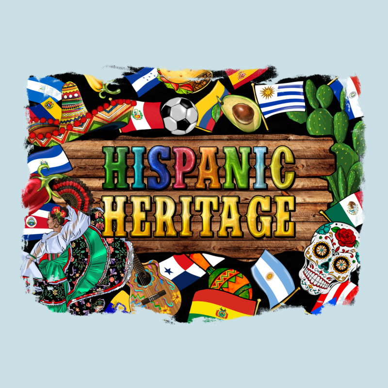 Hispanic Heritage Flags Ladies Tee by BundleAndBundleShop | Teevron