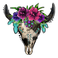 cowhide bull skull | Teevron