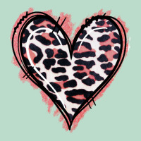 Leopard Glitter Heart Premium Hoodie | Teevron