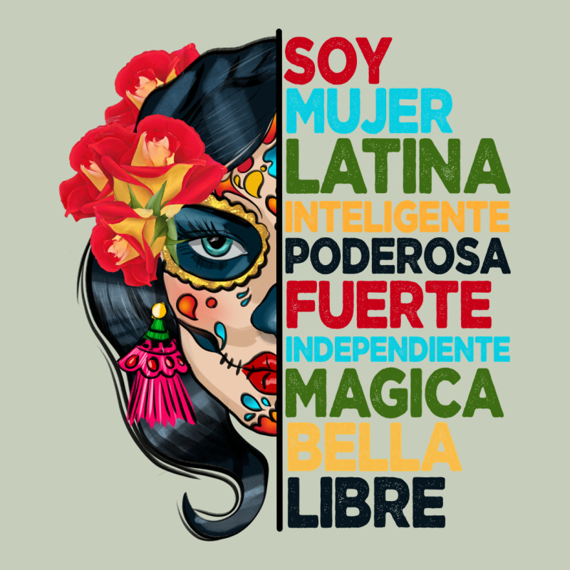 Sugar Skull Women Hispanic Heritage Month Ladies Tee by BundleAndBundleShop | Teevron