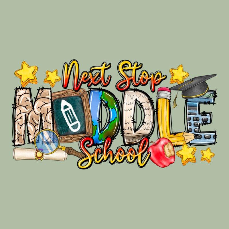 Next Stop Middle School Urban Heavy Tee by CowhideDigitalArt | Teevron